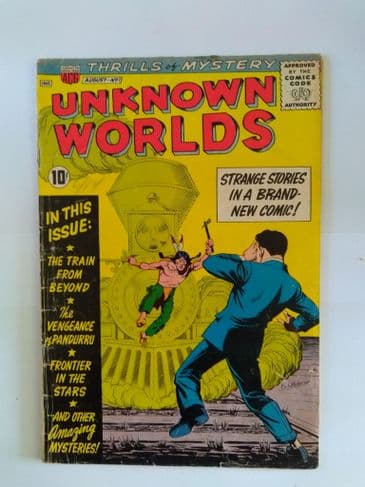 UNKNOWN WORLDS NO 1 August 1961