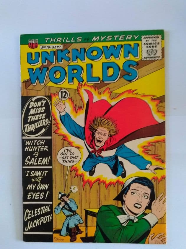 UNKNOWN WORLDS NO 18 September 1962