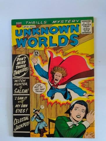 UNKNOWN WORLDS NO 18 September 1962
