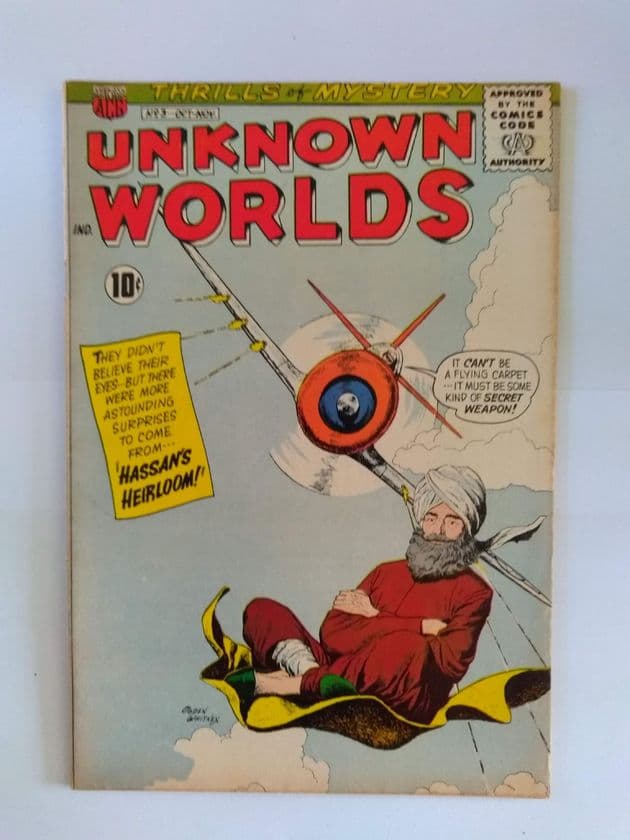 UNKNOWN WORLDS NO 3 October/November 1960