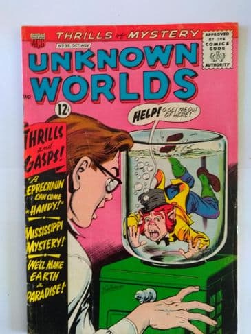 UNKNOWN WORLDS NO 35 October/November 1964