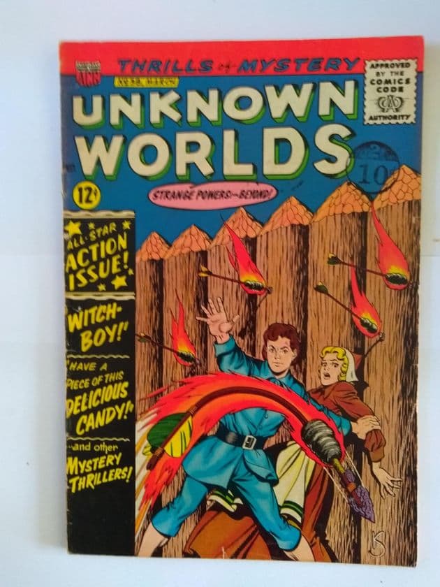 UNKNOWN WORLDS NO  38 MARCH 1965