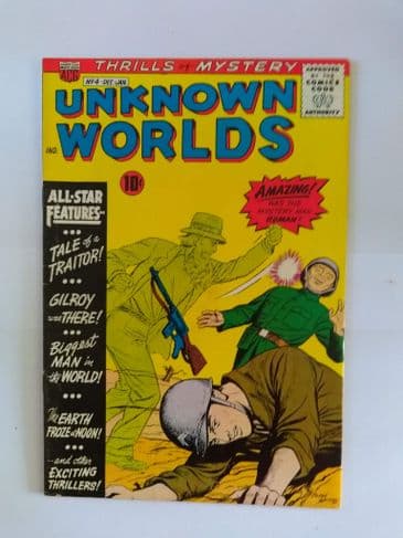 UNKNOWN WORLDS NO 4 December/January 1960