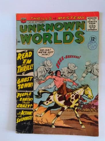 UNKNOWN WORLDS NO 42 September 1965
