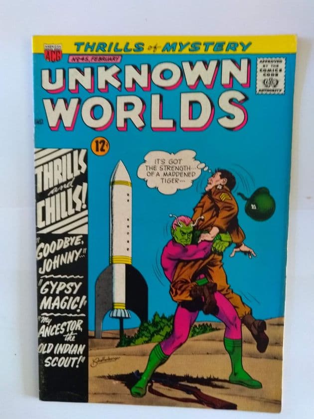 UNKNOWN WORLDS NO 45 February 1966