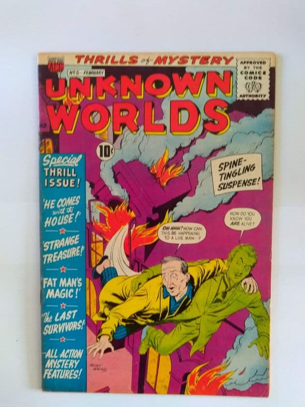UNKNOWN WORLDS NO 5 February 1961