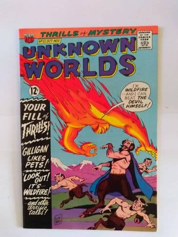UNKNOWN WORLDS NO 51 October/November 1966