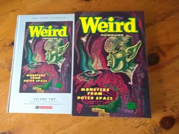 WEIRD HORRORS VOL 2. SLIPCASED, HARDBACK, PRE CODE CLASSICS