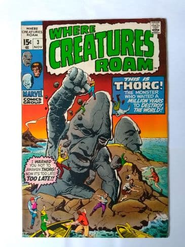 WHERE CREATURES ROAM NO 3 November 1970