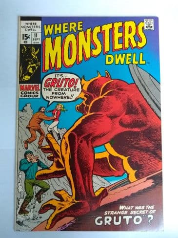 WHERE MONSTERS DWELL  NO 11  SEPT 1971.