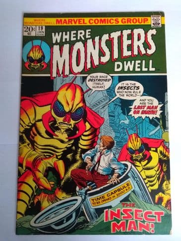 WHERE MONSTERS DWELL NO 19 JAN 1973.