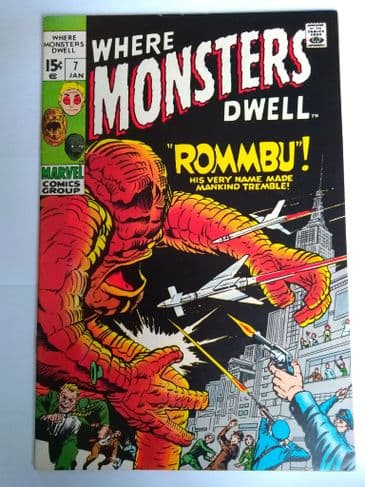 WHERE MONSTERS DWELL  NO 7 JAN 1971.