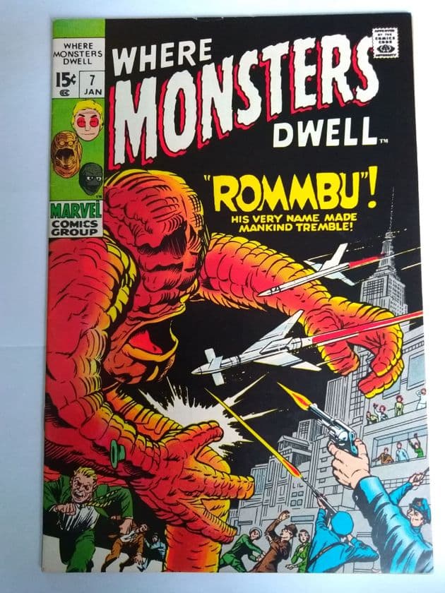 WHERE MONSTERS DWELL  NO 7 JAN 1971.