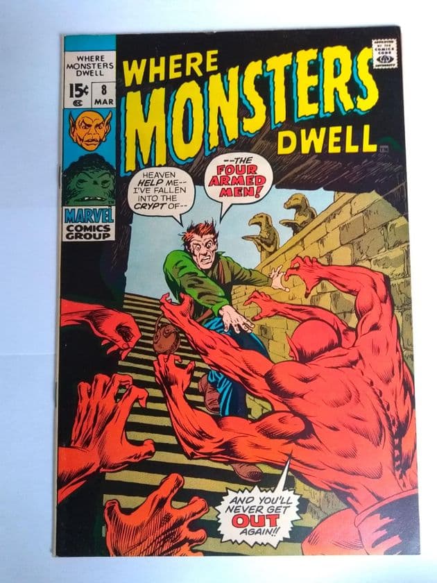 WHERE MONSTERS DWELL NO 8 March 1971.