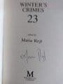 WINTER'S CRIMES 23 edited by Maria Rejt Signed (Hardcover)