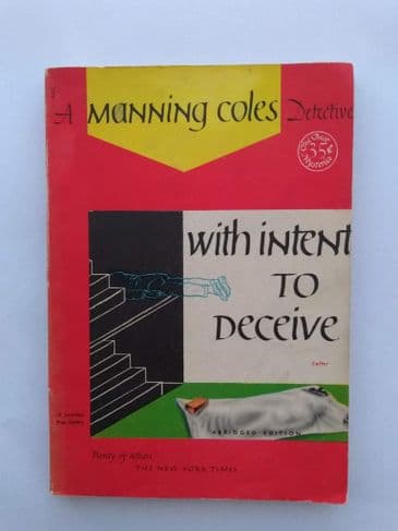 WITH INTENT TO DECEIVE by Manning Cole (J39 ) (Paperback )