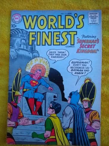 WORLD'S FINEST COMICS NO 111 August 1960 (PGX FINE 6.0)