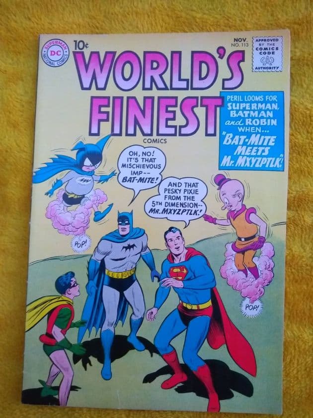 WORLD'S FINEST COMICS NO 113 November 1960 (PGX FINE 6.0)