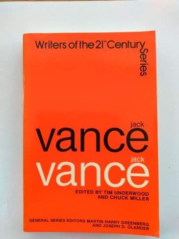WRITER'S OF THE 21ST CENTURY SERIES.  JACK VANCE (PAPERBACK)