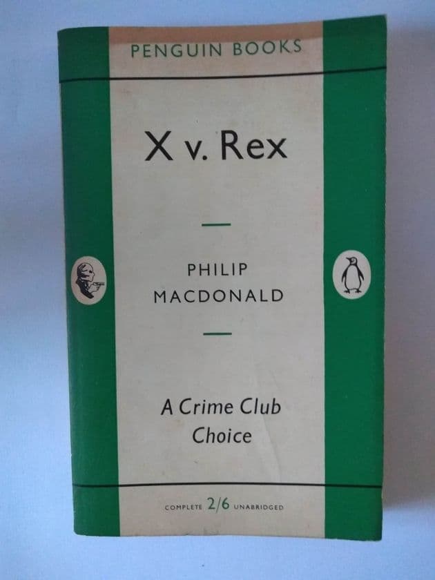 X v REX by Philip MacDonald (No.1107) (Paperback)