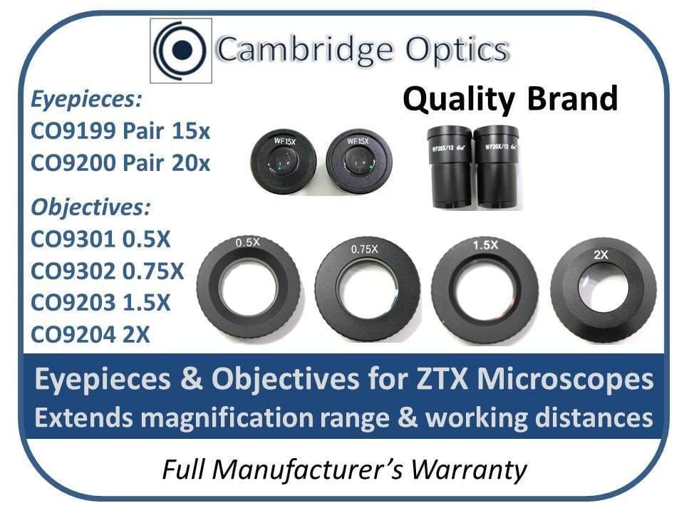 1 5X Screw-On Auxiliary Objective for ZTX WD 42mm