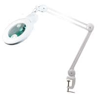 1.75X Long Reach Floor Stand and G-Clamp Magnifier Wide Lens, Daylight LED changeable Lens