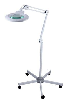 2.25X & 6X Long Reach Prm Floor Stand and G-Clamp Magnifier Wide Lens, Daylight LED changeable Lens