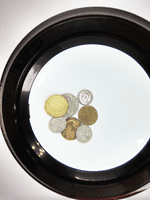 2.25X  Long Reach,  Black, Articulated Arm, Desk Stand Magnifier, Wide Lens, Dimmable Daylight LED