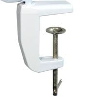 2.25X Long Reach, Gooseneck G-Clamp Daylight LED Magnifier, Wide Lens, Dimmable