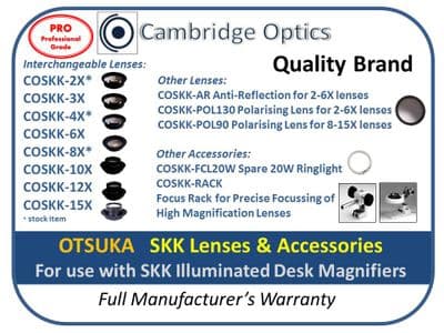 4X lens for SKK* Magnifier 130mm Diameter