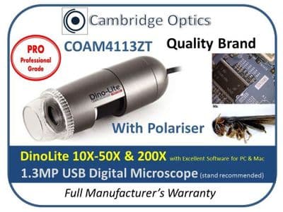Digital Microscope 200X POL PRO 1.3MP