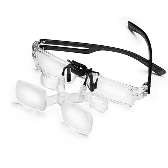 Eschenbach MaxDETAIL Clip Spectacle Vision Aid 2X Magnification