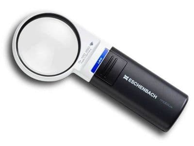 Eschenbach Mobilux 15112 LED Illuminated  Handheld 3X Magnifier 60mm Diameter.