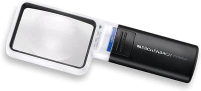 Eschenbach Mobilux 15114 LED Illuminated  Handheld 4X Magnifier 75x50mm