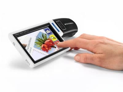 Eschenbach Mobilux 16511 Digital Touch HD Touchscreen Illuminated Handheld Magnifier