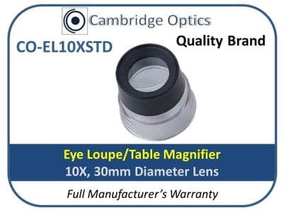 Eye Loupe Magnifier 10X 30mm Diam.