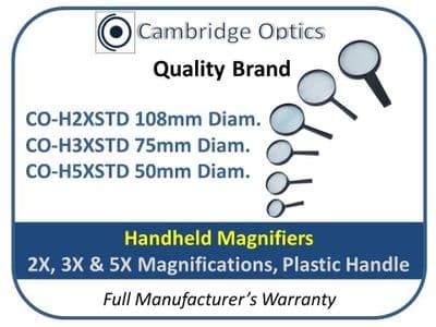 Handheld Magnifier 5X 50mm Diam.