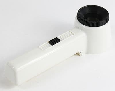 Illuminated Handheld Magnifier 10X 25mm Diam.
