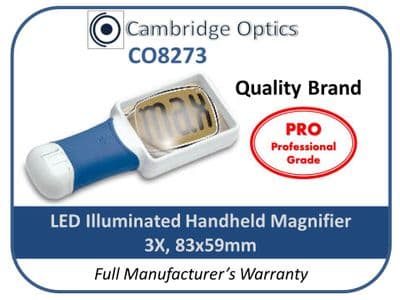 Illuminated Handheld Magnifier 3X PRO