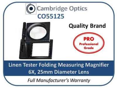 Linen Tester Magnifier 6X 25mm Single PRO