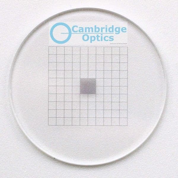 Microscope Eyepiece Reticle Micrometer Counting Grid 10x10mm with 1mm ...