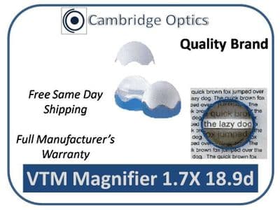 On The Page Magnifier 1.7X with Viewing Strip