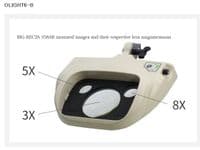 OTSUKA 180mm SuperWide Lens, Industrial Grade, LED Illuminated, Interchangeable Lens Magnifier 2X-8X