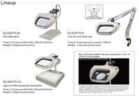 OTSUKA 180mm SuperWide Lens, Industrial Grade, LED Illuminated, Interchangeable Lens Magnifier 2X-8X