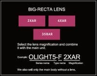 OTSUKA 180mm SuperWide Lens, Industrial Grade, LED Illuminated, Interchangeable Lens Magnifier 2X-8X