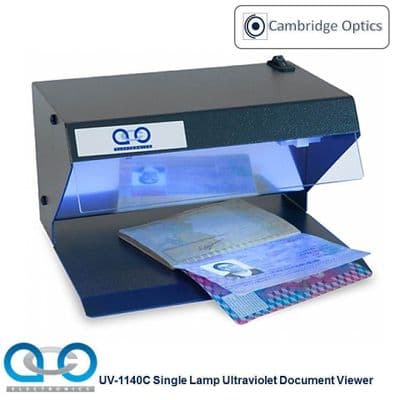 Single Lamp UV Document Viewer 1 x 9 watt tube - Forensic Examination, Border Control