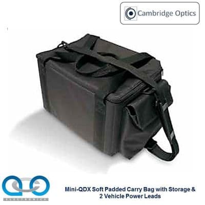 Soft Padded Carry Bag for Mini-QDX Portable Compact Document Check System