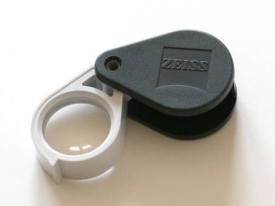 Zeiss 6X 22mm Diameter Aplanatic-achromatic Pocket Magnifier Folding Loupe D24 AR