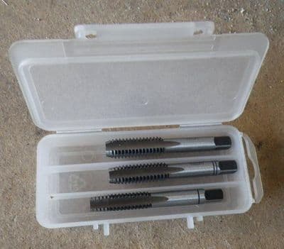 3/8 Inch Whitworth Tap Set (Set of 3)