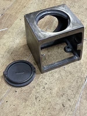 BARE - not enamelled - Smoke Box inc Blank for Standard Aga